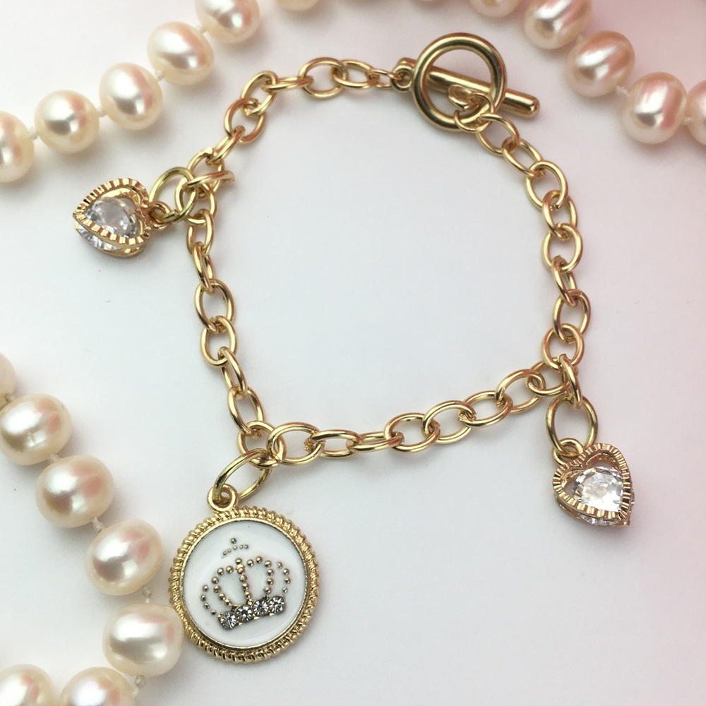 ✨PRINCESS CUBIC ZIRCONIA GOLD BRACELET ✨